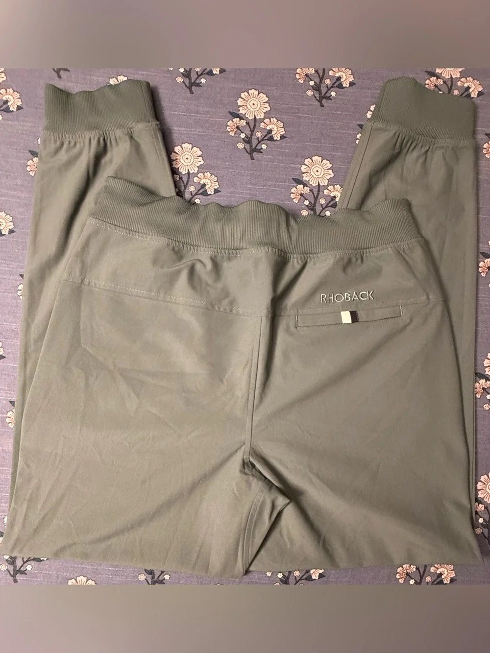 Rhoback Delta Performance Joggers – Men’s M – Jungle Green – GUC - See last pic